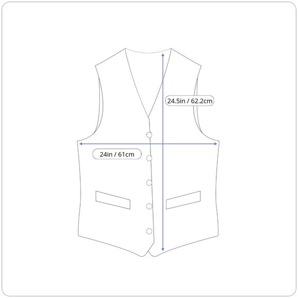 Pronto Uomo 2XL Black Gray Vest Waist Coat Striped Formal Wedding Prom 5 Button - Picture 3 of 12